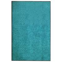 vidaXL Felpudo Lavable 120x180 cm Alfombra Entrada Pasillo Casa Puerta Color Azul,  cyan,  Antracita y mas - details 1
