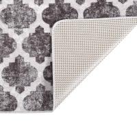 vidaXL Alfombra lavable antideslizante multicolor 150x230 cm Color Negro,  Gris y dorado,  Beige y dorado y mas Alfombras de área  Alfombra de Piso para Sala de Estar Dormitorio Habitación Salón - details 8