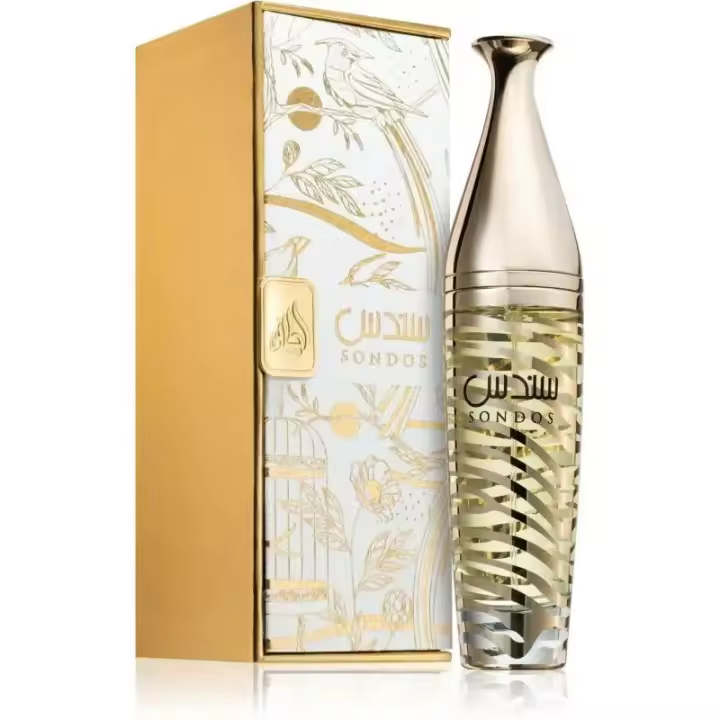 Perfume Sondos 100ml - Lattafa: Fragancia lujosa de Eau De Parfum con notas de cedro, rosa y oud - Lattafa Sondos, perfume exclusivo y misterioso. - 1