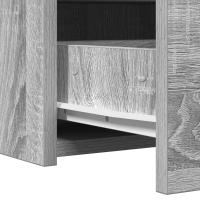 Mesita de tocador colgante de vidaXL Gris Sonoma 100x40x70 cm - details 6