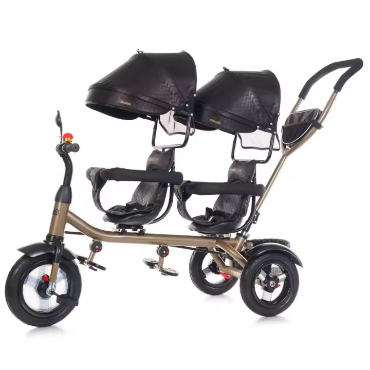 Chipolino Triciclo doble 2 PLAY bidireccional con ruedas de goma de Chipolino - 1