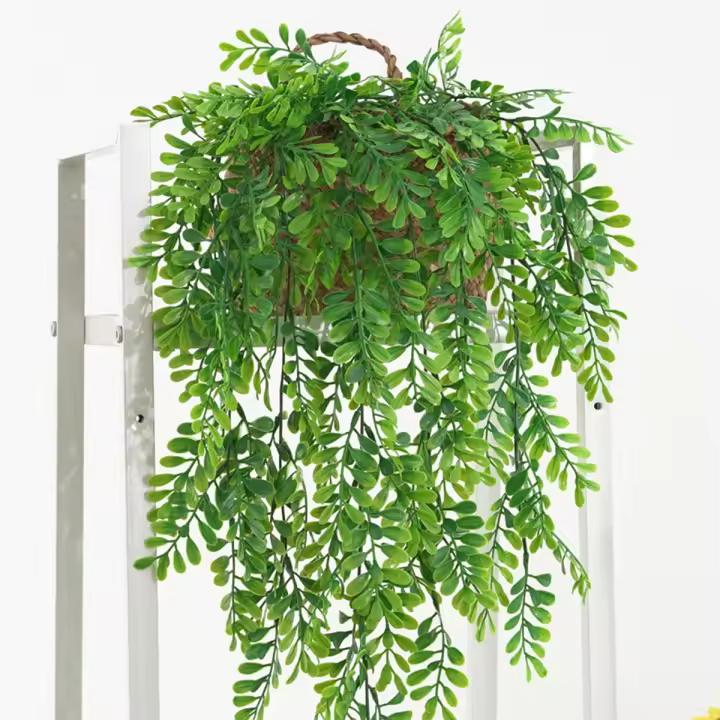 Plantas De Hiedra Artificial Con Macetas Para Decoración De Hogar Balcón Jardín Oficina Regalo De Navidad Y Año Nuevo Estilo Floral - 1