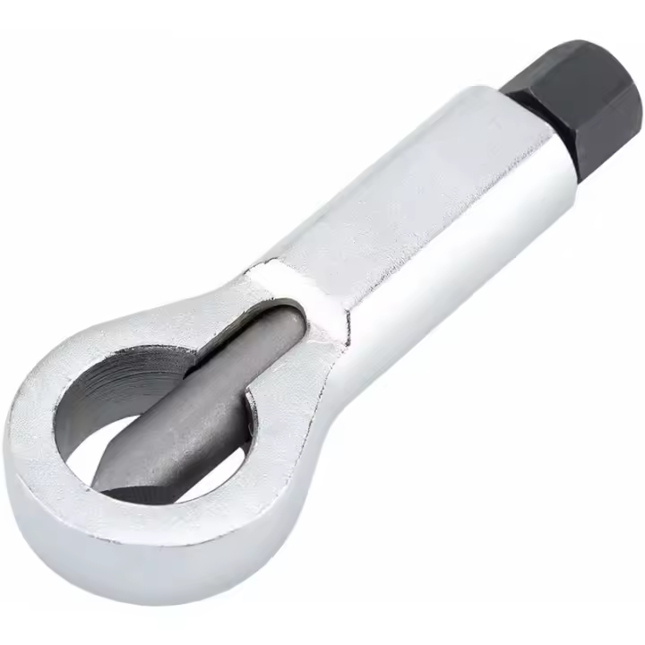Tuerca de metal Divisor de tuercas de metal, herramienta de división para extracción de tuercas atascadas corroídas, rotas, dañadas y oxidadas, herramienta de rotura de separador divisor de removedor de 4 tamaños(9—12 mm) - 1