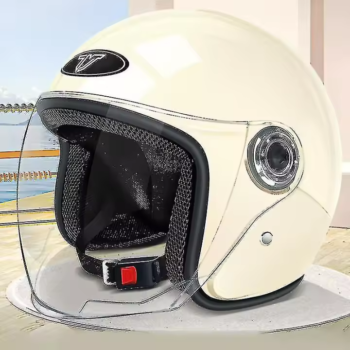 Adultos vehículo eléctrico casco scooter SAF sombrero bicicleta motocicleta Tapa Protectora - 1