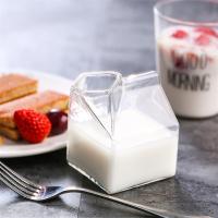 1Pc Vaso De Leche Estilo Tarro De Leche Media Pintada Mini Juguete De Crema De Vidrio Vaso De Leche En Forma De Ubre De Vaca - details 16