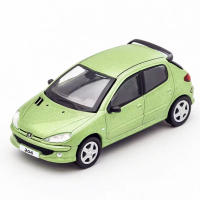 Coche De Colección DCT 1/64 Modelo 206 Vehículo Vintage Hatchback Metal Sin Batería Regalo Para Adultos Con Estuche De Exhibición - details 5