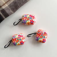 Funda Protectora Para AirPods Con Flores Coloridas Compatible Con Modelos 4 3 2 1 Pro2 pro Funda Suave De TPU Para Auriculares - details 4