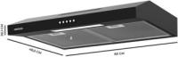 Campana Extractora Cecotec Bolero Flux CM 602200 Black B - Ancho 60cm - details 1
