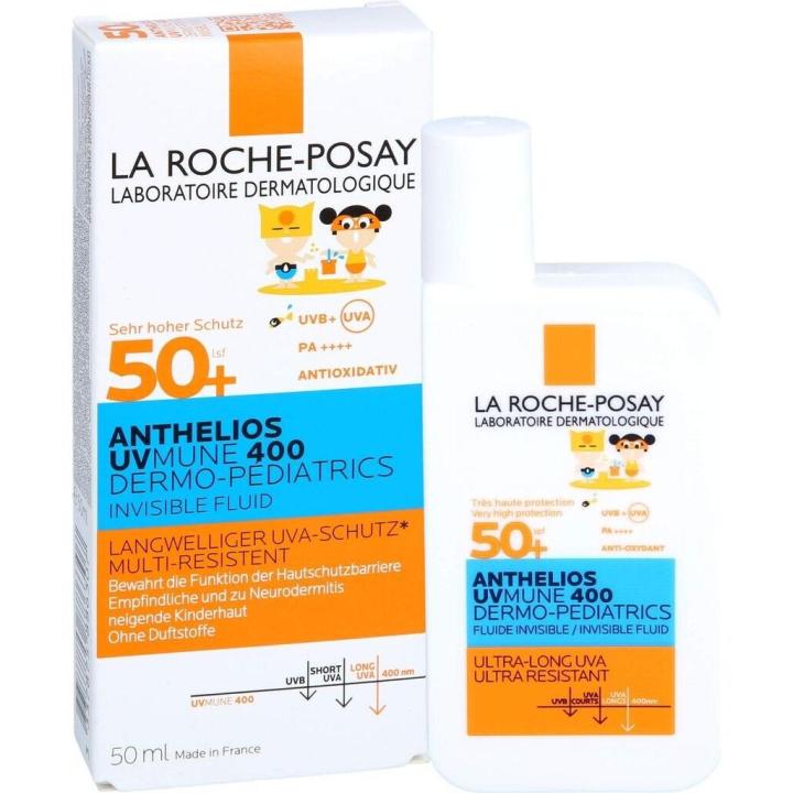 La Roche-Posay Anthelios UVMUNE 400 Dermo-Pediátrico Fluido Invisible SPF 50+ (50 ml) — oferta en Miravia