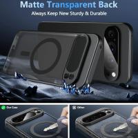 Funda De Teléfono Magsafe Magnética Para Google Pixel 9 pro XL 8 8A 7a Silicona Mate Antichoque Carga Inalámbrica Compatible Con Google - details 1