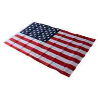 Bandera Estadounidense 150x90cm De Alta Calidad Poliéster Doble Cara Con Ganchos USA Flag Para Uso Nacional - details 3