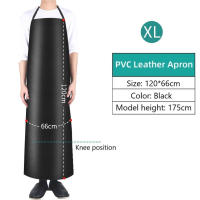 Aguja De PVC Delantal Impermeable Y Resistente Al Aceite Para Cocina Limpiador Aislante Térmico Para Soldadura Eléctrica - details 3
