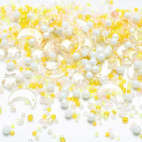 Cuentas De Vidrio Cristal Estrella Y Luna Para DIY Joyería Collares Pulseras Aretes Forma Redonda Perlas Sueltas - details 16