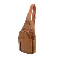 Nueva Bandolera De Cuero PU Para Hombre Bolsa De Pecho Para Viaje Cruzada Negra Estilo Casual Sling Bolsa De Hombro Mensajero - details 10