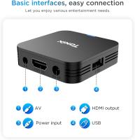 Android 10,0 TV Box, Android Box 2GB RAM 16GB ROM, Allwinner H313 Quad-Core Arm Cortex A53, Soporte WiFi y USB 4K Smart TV Box - details 0