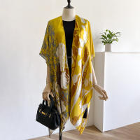 Pañuelo De Seda Premium Para Mujer Estampado De Paisley Verano Delgado Chiffon Scarf Muslim Transversal De Seda 2024 Nuevo - details 4