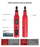 Mini Taladro Eléctrico USB Sin Cable Para Joyería Metal Vidrio Herramienta Rotativa De Grabado Y Carpintería 5000r-15000r/min - details 3