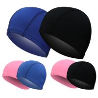 Gorro De Natación Ultra Delgado De Nylon Para Hombres Y Mujeres Tamaño Libre Con Protección De Orejas Y Cabello Largo Cómodo Para Bañar Y Nadar - details 4