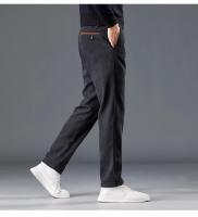 Pantalones De Corduroy Para Hombre Moda Otoño Invierno Tejido De Veludo Bo'ao Pantalones Rectos Negocios Cintura Media Talla Regular - details 4