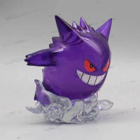 Figura De Acción Pokemon 8cm Snorlax Gengar Transparente Modelo Anime Decoración Coleccionable Juguetes Regalo PVC Para Adultos - details 1