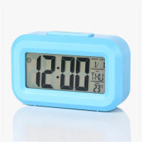 Reloj De Alarma Digital LED Con Pantalla Retroiluminada Función Snooze Calendario Y Temperatura Para Oficina Y Hogar - details 13