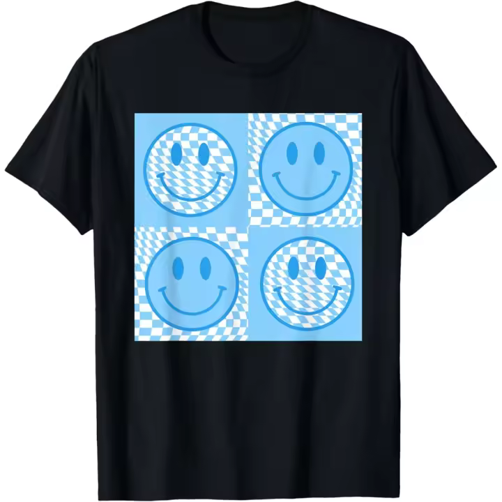 Camiseta de Manga Corta, 100% Algodón, Ropa Unisex para Hombres y Mujeres en 5 Tallas, Camiseta Negra, Cuello redondo con estampado. - 1
