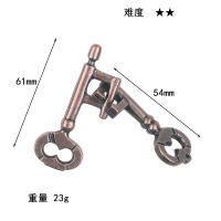 Juguete De Desafío Inteligente Clásico IQ Metal Para Niños Y Adultos Juego De Lógica Divertido Regalo Educativo Para La Cabeza - details 14