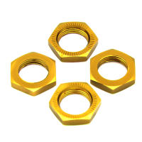 4Pcs #7758 Tornillos Hexagonales De Aluminio 17mm Para Ruedas Montaje Splined Serrated Metal Para Coche RC 1/5 Traxxas X-MAXX E-Revo 2.0 VXL - details 2