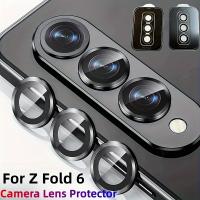 Protector De Lente De Teléfono Móvil Para Samsung Galaxy Z Fold Flip 6 5 4 3 Ultrafino Con Patrón Moire Cubierta Y Localizador De Lente De Cámara - details 0