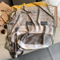 Pañuelo De Seda Lujo Para Mujer 180x90cm Esponjoso Y Suave Para Verano Bolero De Playa Estilo Bandana Fashion Para Damas - details 7