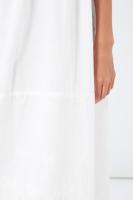 Vestido CIRDY midi, liso, sin mangas con cuello redondo y cierre con botón trasero - REF: CI-030036 - details 5