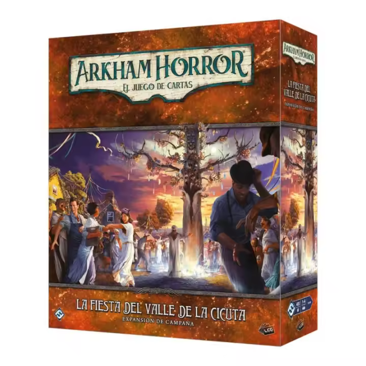 Juego de mesa arkham horror lcg la fiesta del valle de la cicuta expansion campaña edad recomendada 14 años - 1