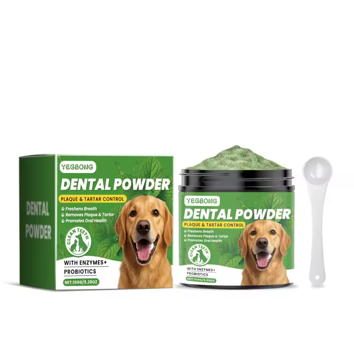 Polvo Blanqueador Dental Canino - Elimina el Sarro y Refresca el Aliento (Fórmula Enzimática Suave) - 1