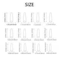 24 PCs Uñas Postizas Con Flor Pequeña Y Rhinestone Adhesivo Y Archillojito Combo De Uñas Postizas De Plástico - details 3