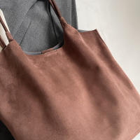 Bolso De Hombro De Seda Sintética Con Cierre Magnético Bolso De Mano Casual Para Otoño E Invierno Color Sólido Bolsos Clásicos Para Comunicación Diaria - details 27