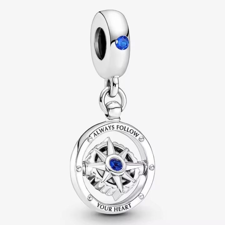 Pandora Charm de Colgante en Plata de Ley Brújula del destino，Incluye Caja Original - 1