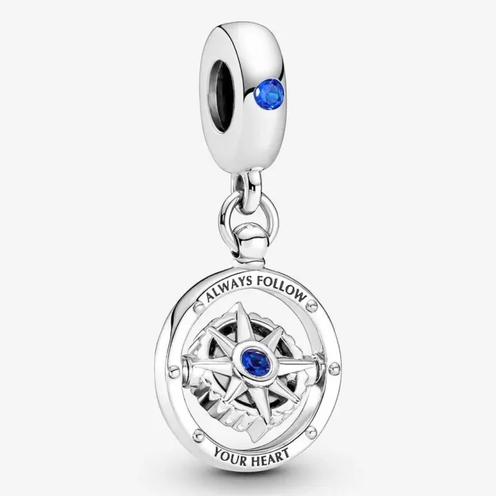 Pandora Charm de Colgante en Plata de Ley Brújula del destino，Incluye Caja Original - 1