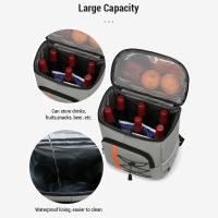 Mochila Frigorífica Aislada TOMSHOO Para Camping Y Picnics Con Aluminio Y Tela Oxford Resistente a Fugas Y Termoestable - details 4