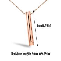 Collar De Acero Inoxidable Para Mujer Anillo De La Presión Del Estrés Joyería De Moda Para Meditación Y Yoga Accesorios Para Mujeres - details 24