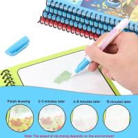 Libro De Pintura Con Agua Para Niños Reutilizable Con Dibujos De Animales Cartoon Herramienta Educativa Y De Aprendizaje Para La Infancia - details 3