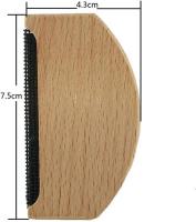 Piezas de protector de Pelusa de Madera, peine antipelelusas, quitapelusas portáthil, peine de Lana, peine para pelusas - details 2