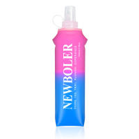 Botella De Agua NEWBOLER 500ml TPU Plástico Plegable Botella Suave De Deporte Para Correr Y Acampar Bolsa Collapsible - details 6