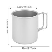 Vaso De Acero Inoxidable Para Camping Y Viajes 300ml Plegable Y Stackable Para Cerveza Vino Té Café Leche Uso Interior Y Exterior - details 19