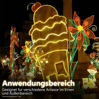 LED String Lights-30M-Blanco Cálido Interior/Exterior-IP44-String Light Garland - details 2