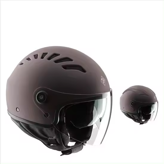 Casco Tucano EL TOP Bronze con GAFAS VENTILADO - Pequeña y Funcional - 1