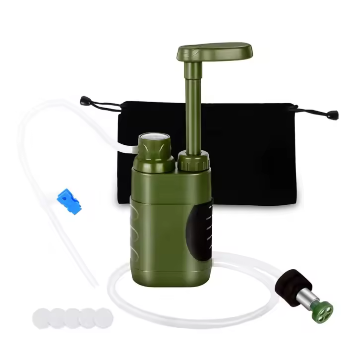 Filtro de Agua para Exterior, purificador de Agua portátil para equipo de emergencia, supervivencia, acampada - 1