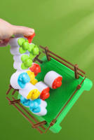 Juguete Educativo Interactivo Crazy Little Sheep Para Mejorar La Coordinación Mano-Ojo Juego De Parentezco Con Diseño De Oveja Color Verde Adecuado Para Niños De 3 a 12 Años - details 0