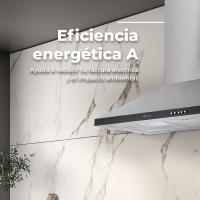 Campana Extractora EVVO CE21 Pyramid, 60 cm, Inox, 650 m³/h, 3 Velocidades, Energía A - details 2