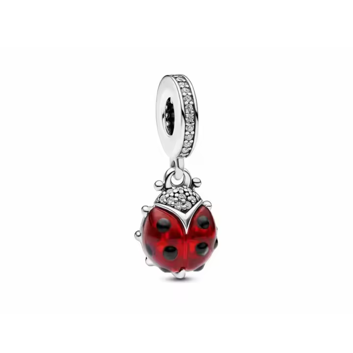 Charm colgante Pandora Moments 792571C01 mariquita - 1