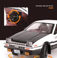 Modelo De Coche De Acción Initial D AE86s En Escala 1:20 Metal Sin Batería Regalo Para Niños Simulación Alta Con Sonido Y Luz Colección - details 6